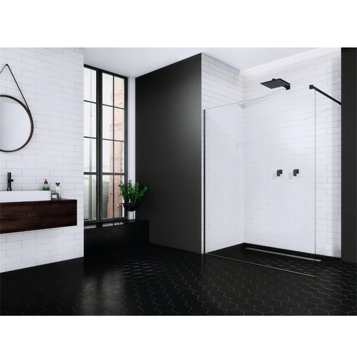 Radaway Modo New Black II 75 Walk-in zuhanyfal 389075-54-01