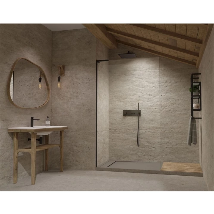 Radaway Modo SL II Black Walk-in fekete zuhanyfal, balos 10319124-54-01L