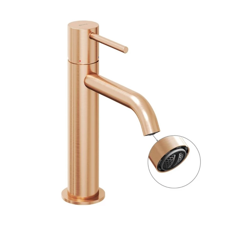 Ravak Espirit álló mosdócsaptelep 190 mm leeresztő nélkül ES 012.60RGB, Rose Gold  X070347