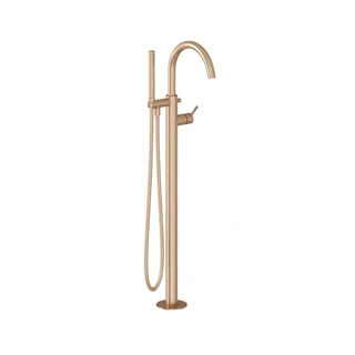Ravak Espirit padlón álló kádcsaptelep szettel, Rose Gold  X070503