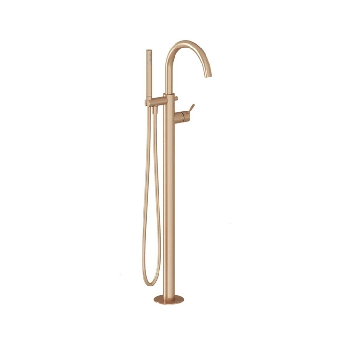 Ravak Espirit padlón álló kádcsaptelep szettel, Rose Gold  X070503