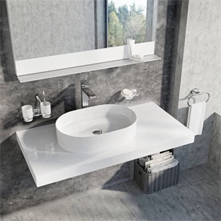 Ravak Mosdó Ceramic 550 O Slim, kerámia, fehér XJX01155001