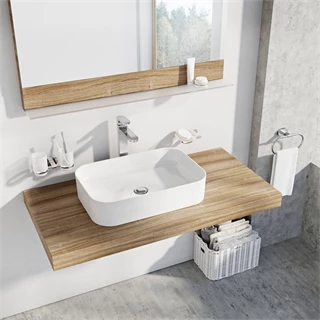 Ravak Mosdó Ceramic 550 R Slim, kerámia, fehér XJX01155002