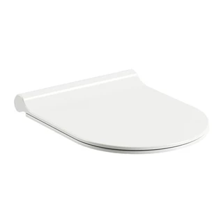 Ravak WC ülőke Uni króm, Slim, fehér X01550