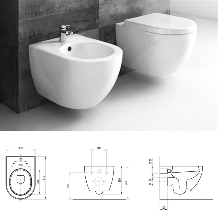 Ravak WC Uni króm, fali, fehér X01516