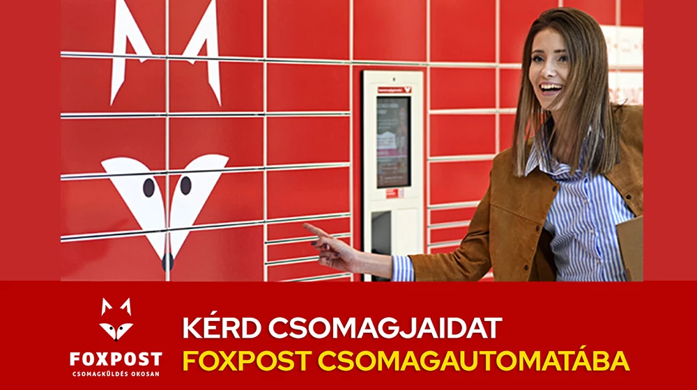 Rendeld csomagjaidat FOXPOST automatába