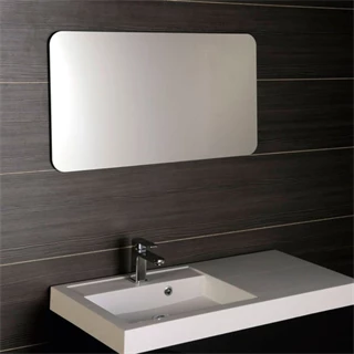 Sapho ISHAPE 100x50 cm tükör, lekerekített sarkokkal, akasztó nélkül AG510
