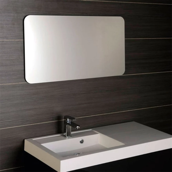 Sapho ISHAPE 100x50 cm tükör, lekerekített sarkokkal, akasztó nélkül AG510