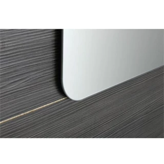 Sapho ISHAPE 100x50 cm tükör, lekerekített sarkokkal, akasztó nélkül AG510