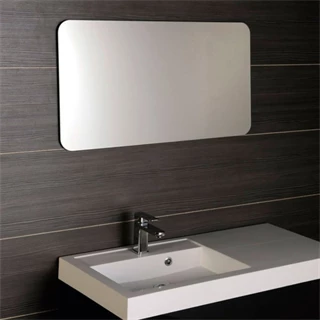 Sapho ISHAPE 120x60 cm tükör, lekerekített sarkokkal, akasztó nélkül AG612