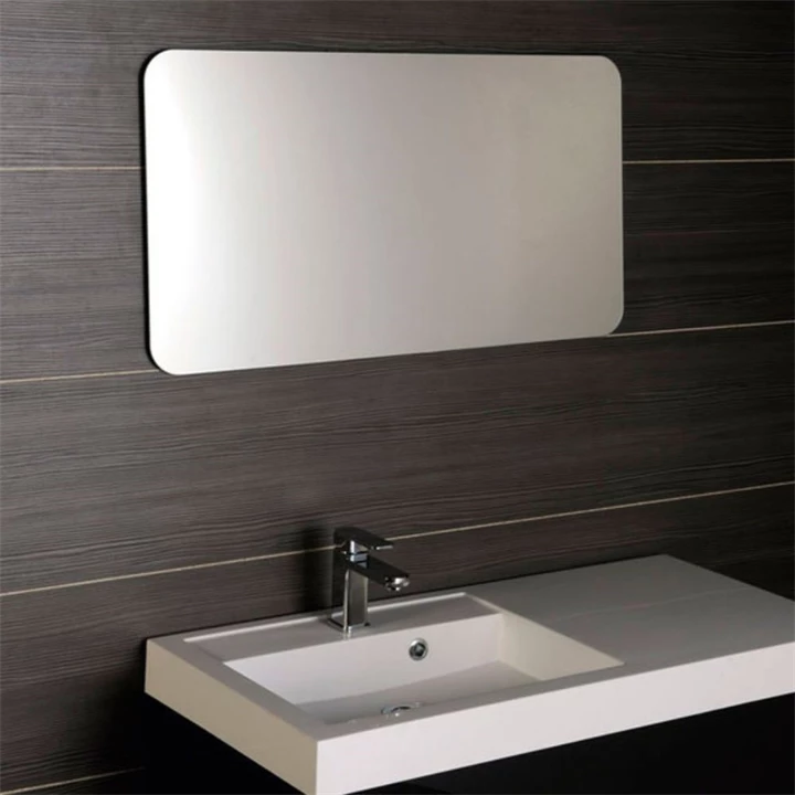 Sapho ISHAPE 120x60 cm tükör, lekerekített sarkokkal, akasztó nélkül AG612