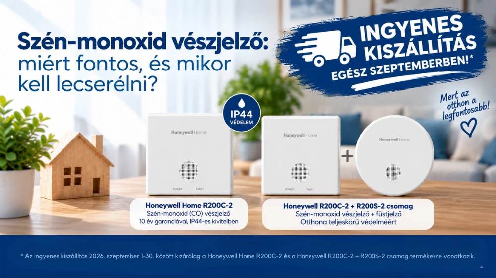 Szén-monoxid vészjelző: miért fontos, és mikor kell lecserélni?