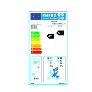 Technik Cool PRO monoblokkos levegő-víz hőszivattyú, 16 kW, 3 fázisú, 400 V TCNM32000163F
