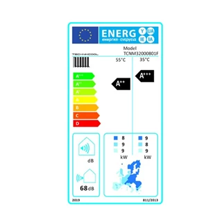 Technik Cool PRO monoblokkos levegő-víz hőszivattyú, 8 kW, 1 fázisú, 230 V TCNM32000801F