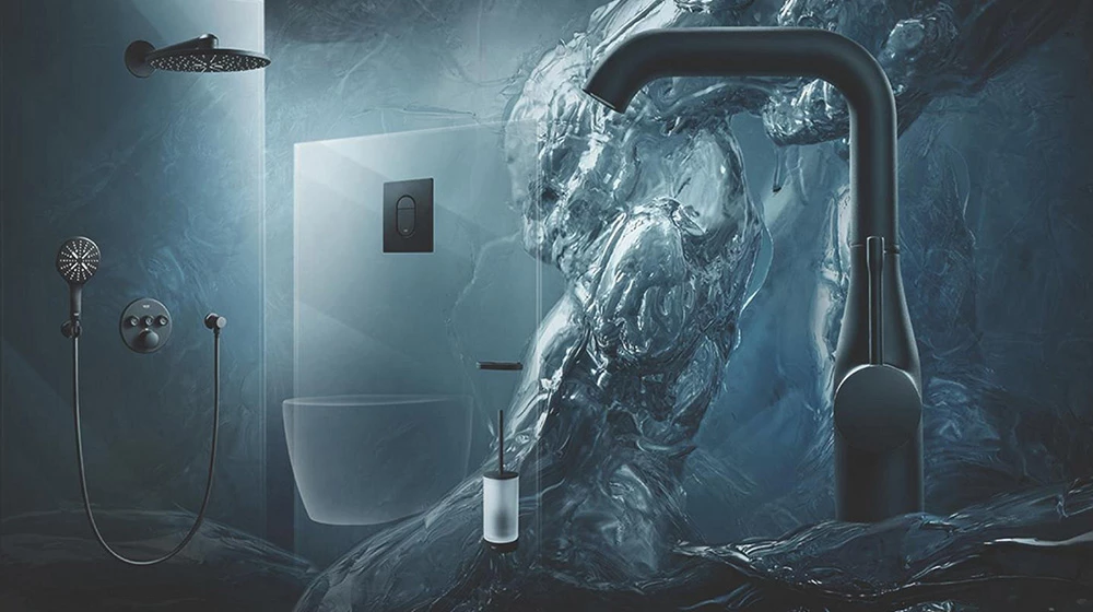 Új divatszín a GROHE palettáján: PHANTOM BLACK - a kifinomult fekete