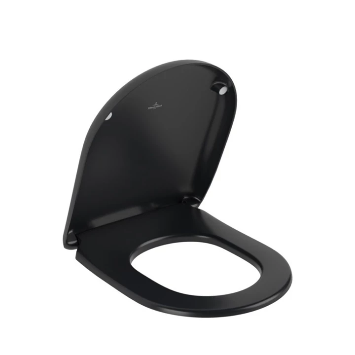 Villeroy and Boch Antao wc-ülőke Pure Black 8M67S1R7