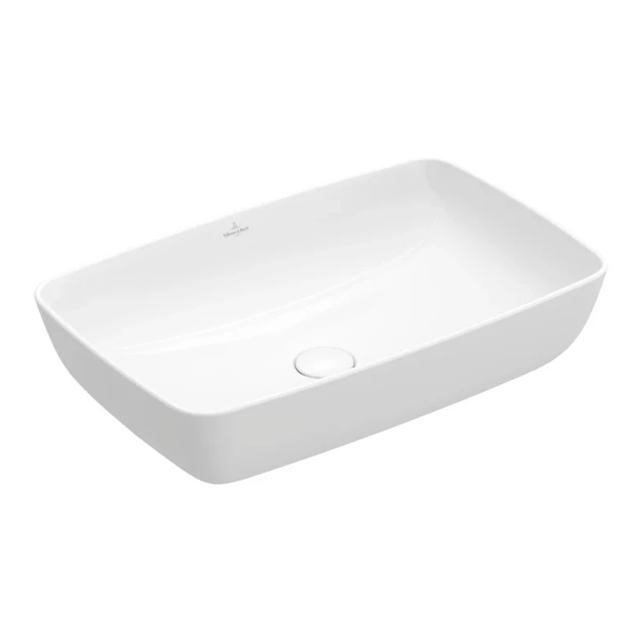 Villeroy and Boch Artis  mosdó - 58x38cm, ráültethető, túlfolyó nélkül - fehér alpin 41725801