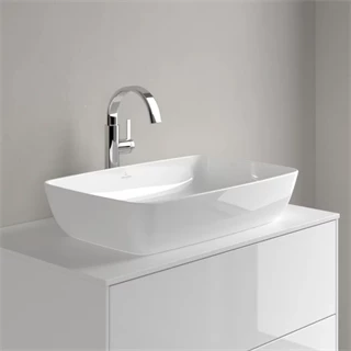 Villeroy and Boch Artis  mosdó - 58x38cm, ráültethető, túlfolyó nélkül - fehér alpin 41725801