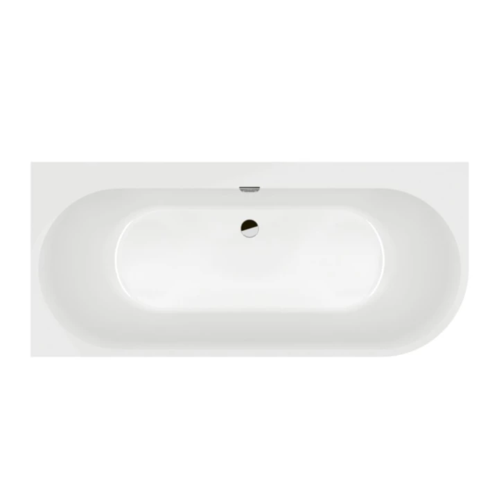 Villeroy and Boch Oberon 2.1 Quaryl fürdőkád 180x80, balos / alpesi fehér UBQ180OBN9CL00VD01