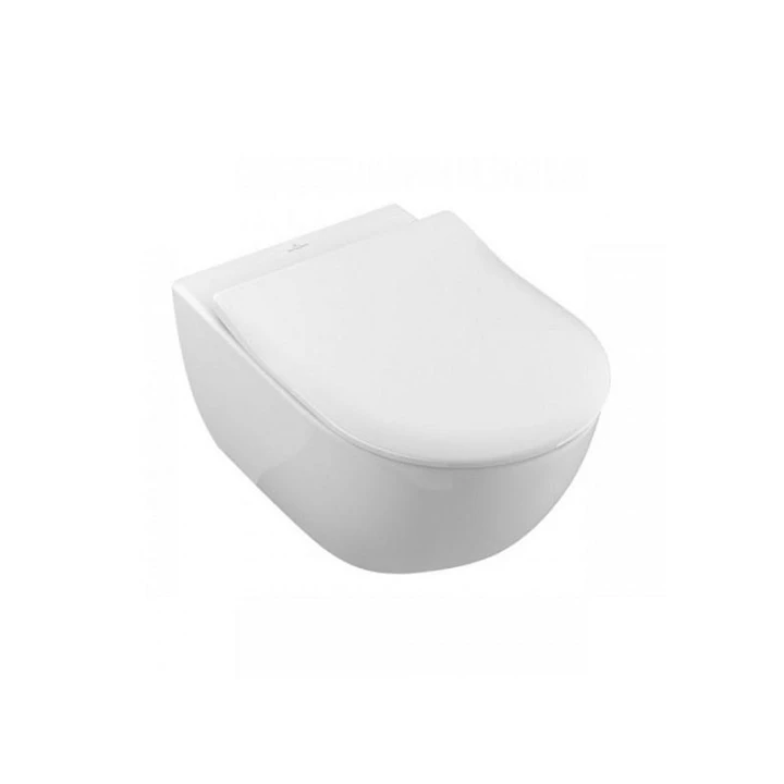 Villeroy and Boch Subway 2.0 fali wc csésze kombipack, DirectFlush, mélyöblítésű, SlimSeat soft-close QuickRelease ülők 
