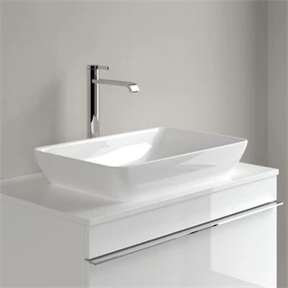 Villeroy and Boch Venticello 55 x 36 cm-es ráültethető mosdó csaplyuk nélkül CeramicPlus felülettel 411355R1