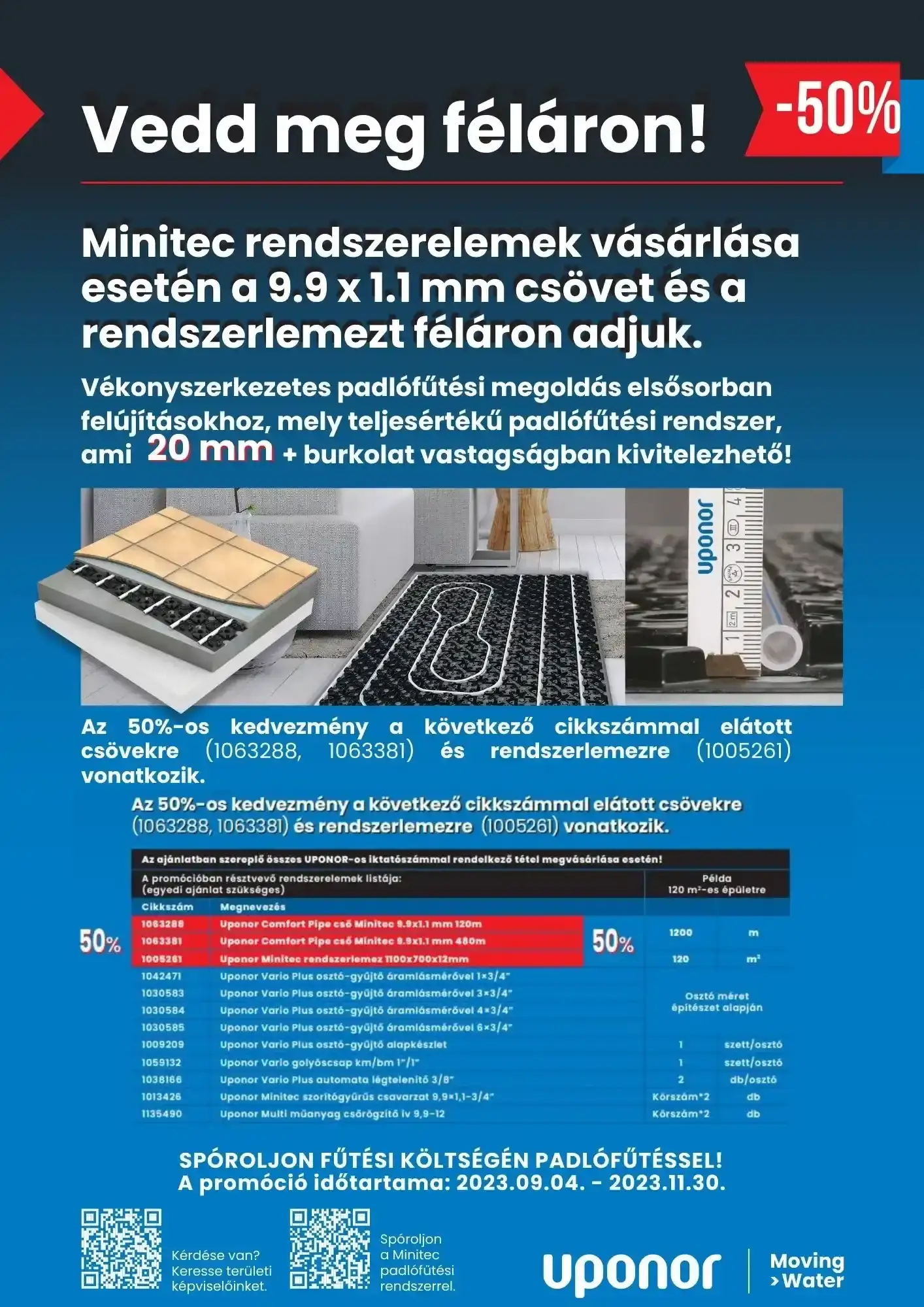uponor akcio minitec
