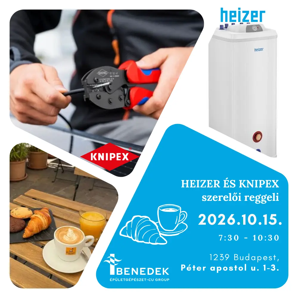 KNIPEX és Heizer szakmai reggeli Soroksáron