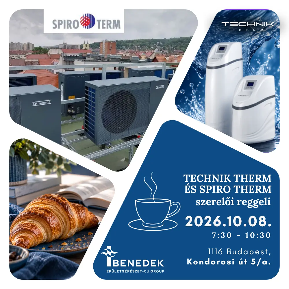 Spiro-Term és Euro-Clear szakmai reggeli a Kondorosi úton